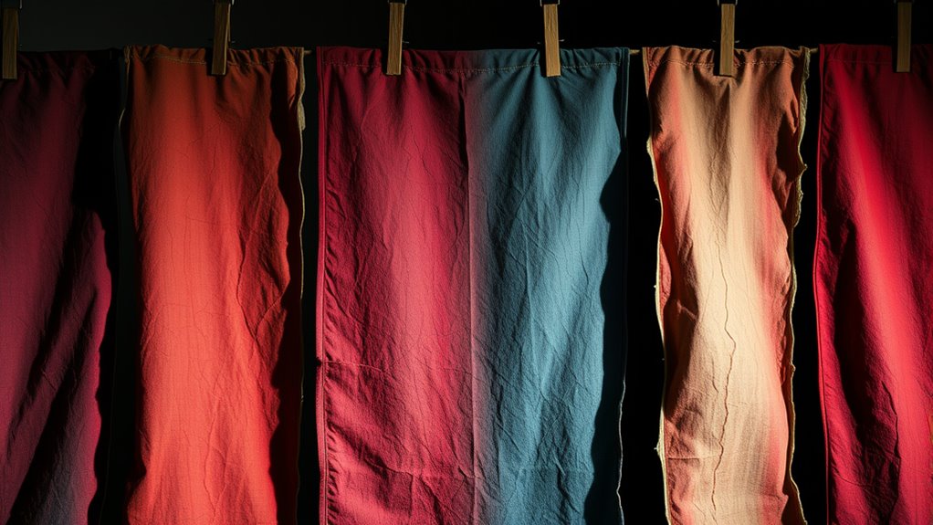 fading paint fabric over time