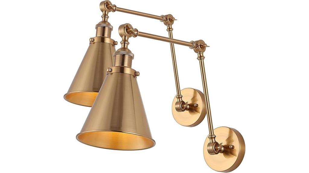 farmhouse metal wall sconce set