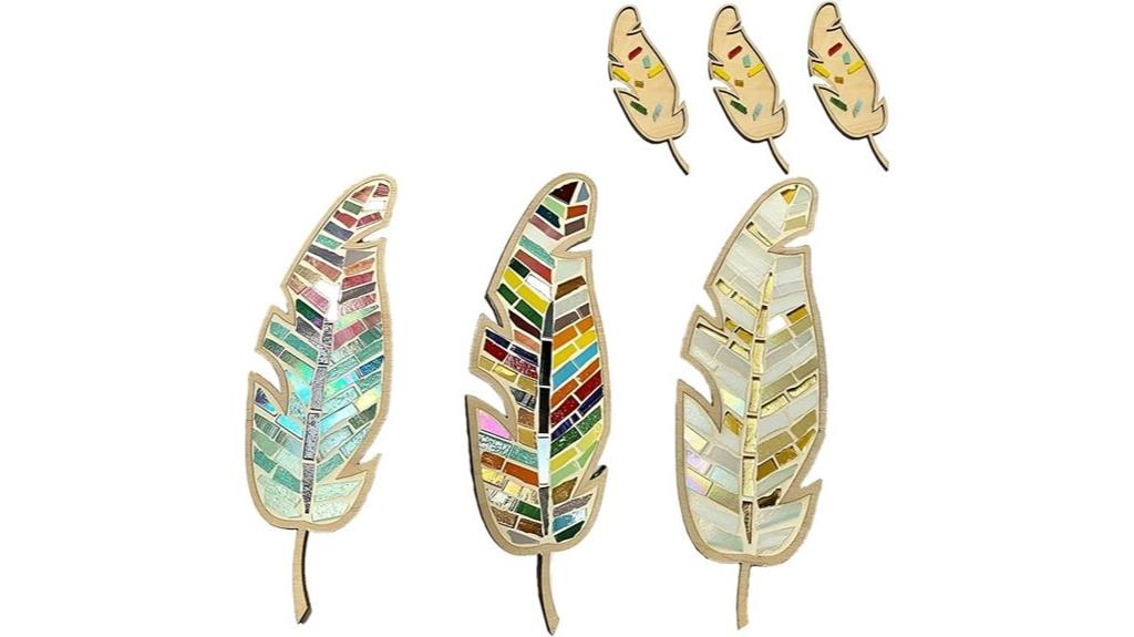 feather mosaic craft kits