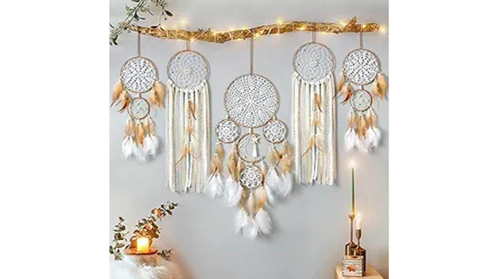 five dream catcher set