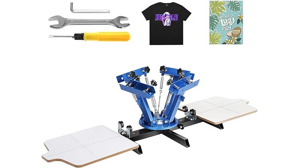 four color screen printing kit