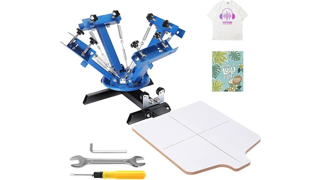 four color single station printer