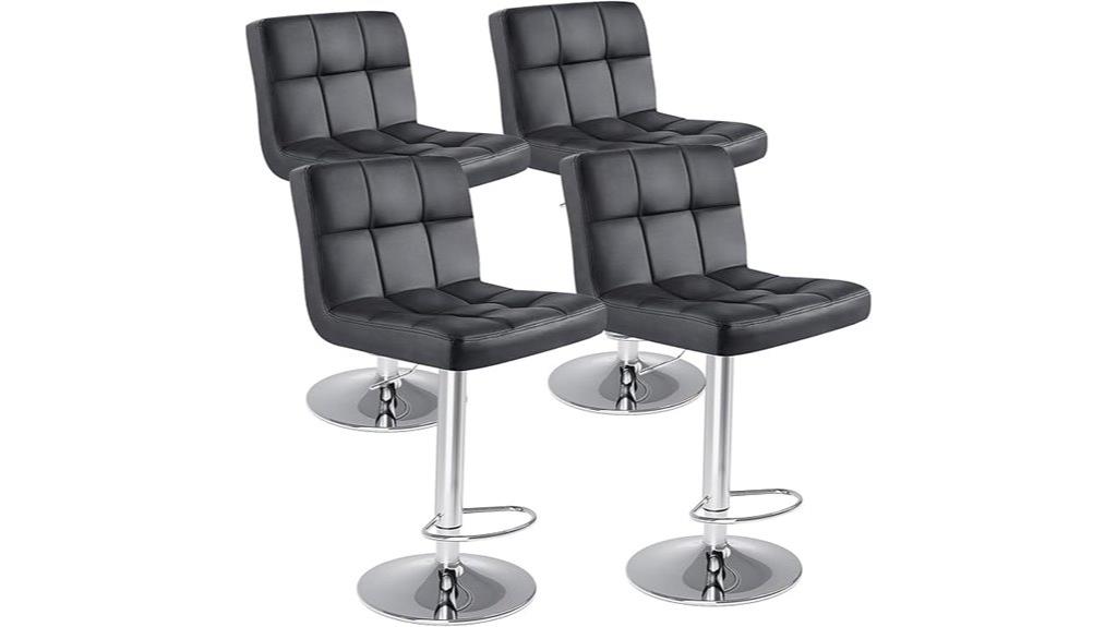 four counter height stools