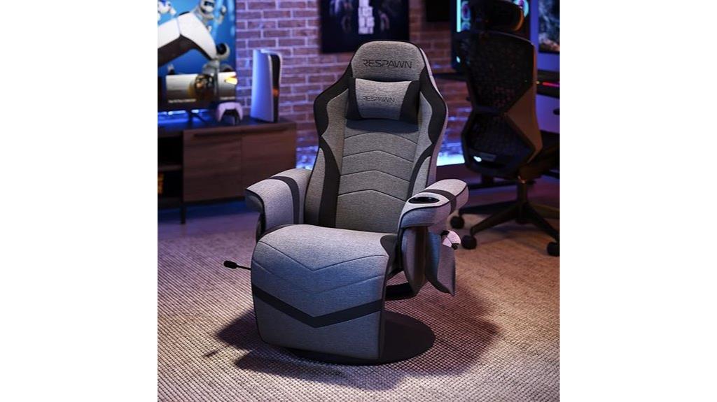 gaming recliner with footrest