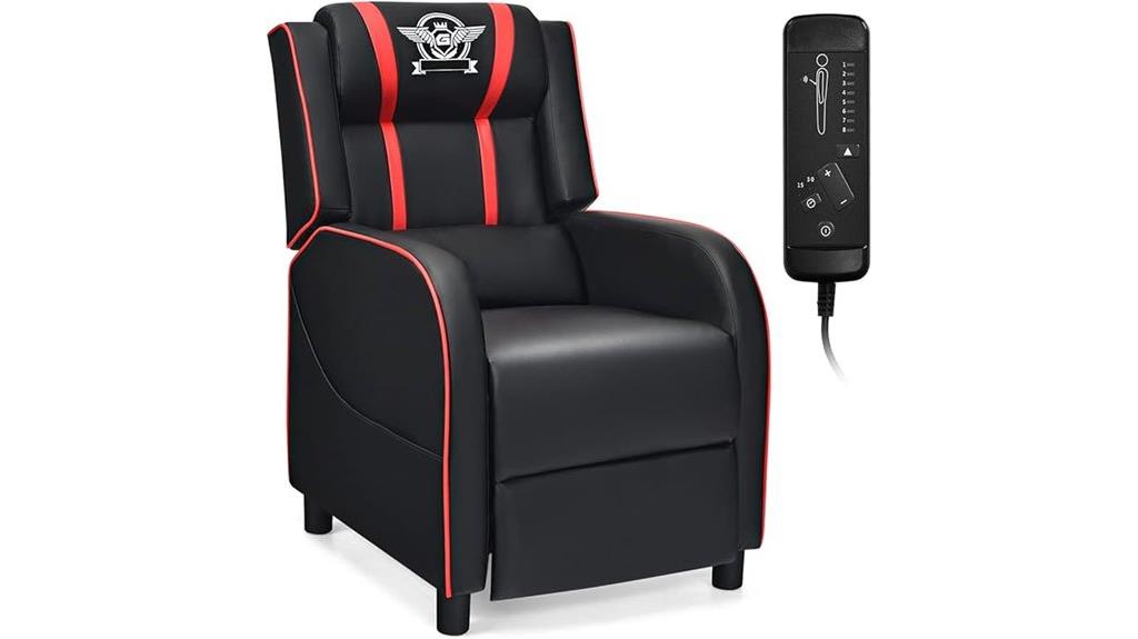 gaming recliner with massage