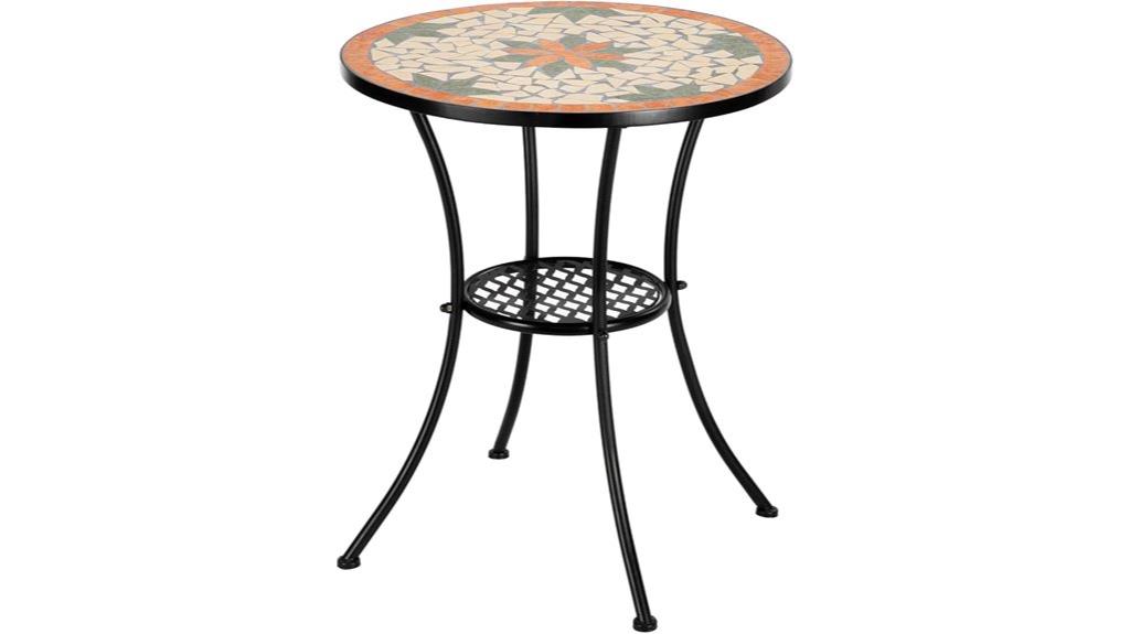 garden mosaic patio table