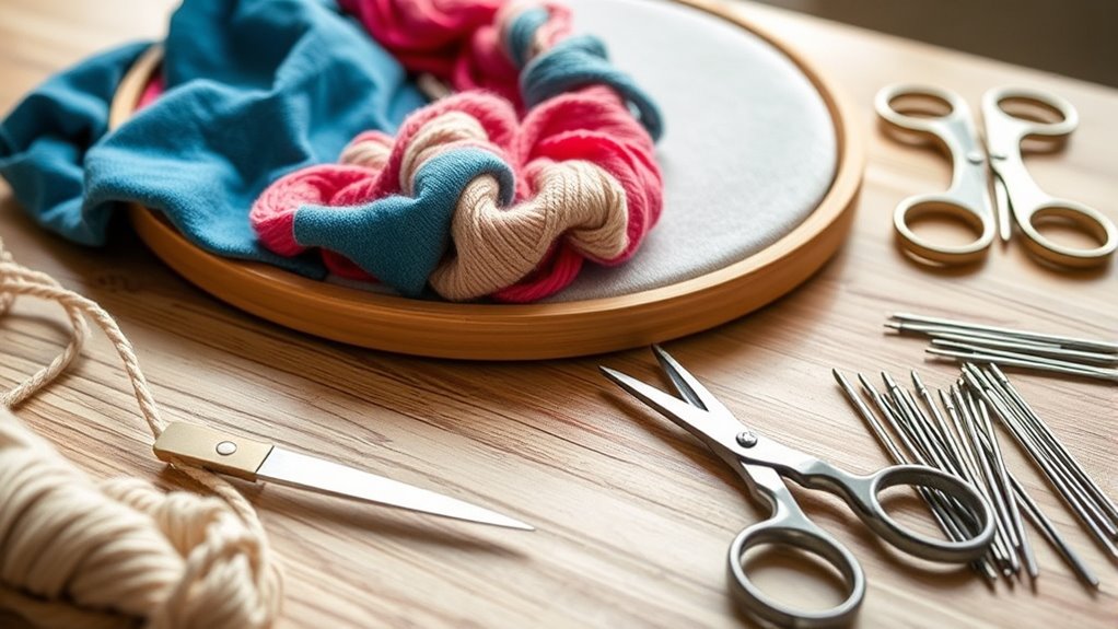 gather supplies and workspace