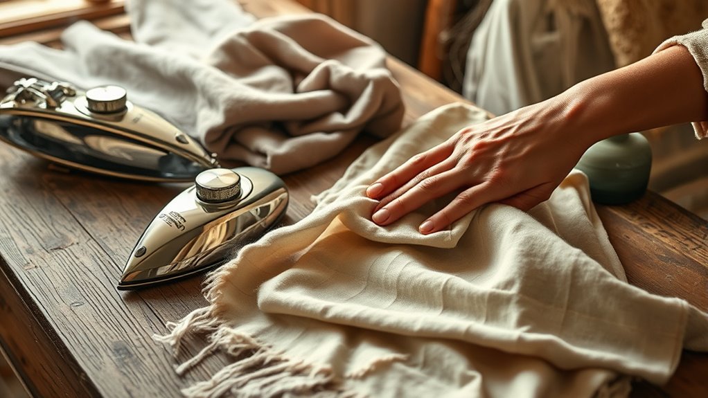 gentle heat and steam