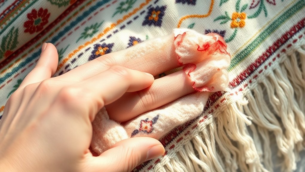 gentle stain removal techniques