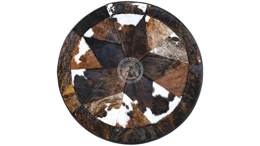 genuine patchwork cowhide rug
