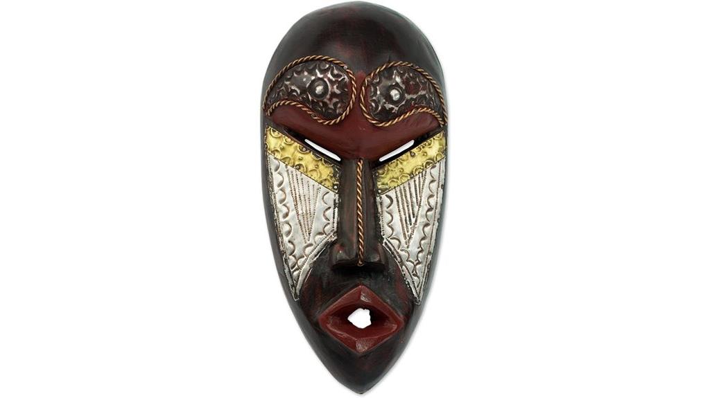 ghanaian brown fear mask