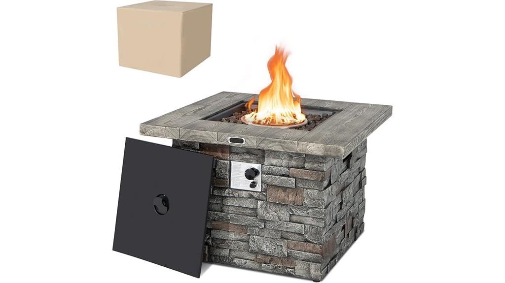giantex 34 5 inch propane firepit
