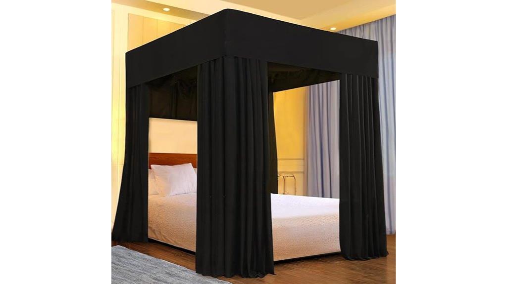 girls bed canopy curtains