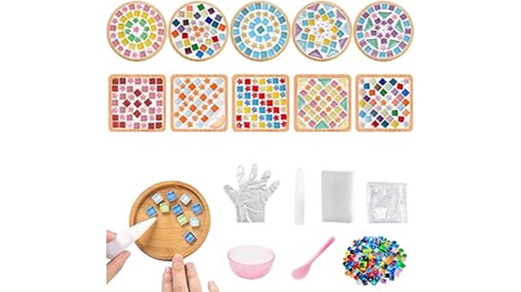 glass mosaic tile sets