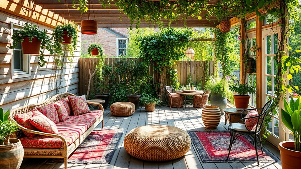 greenery elevates outdoor boho