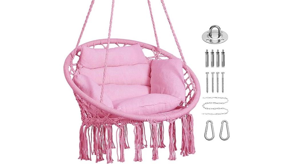 hammock chair with cushion