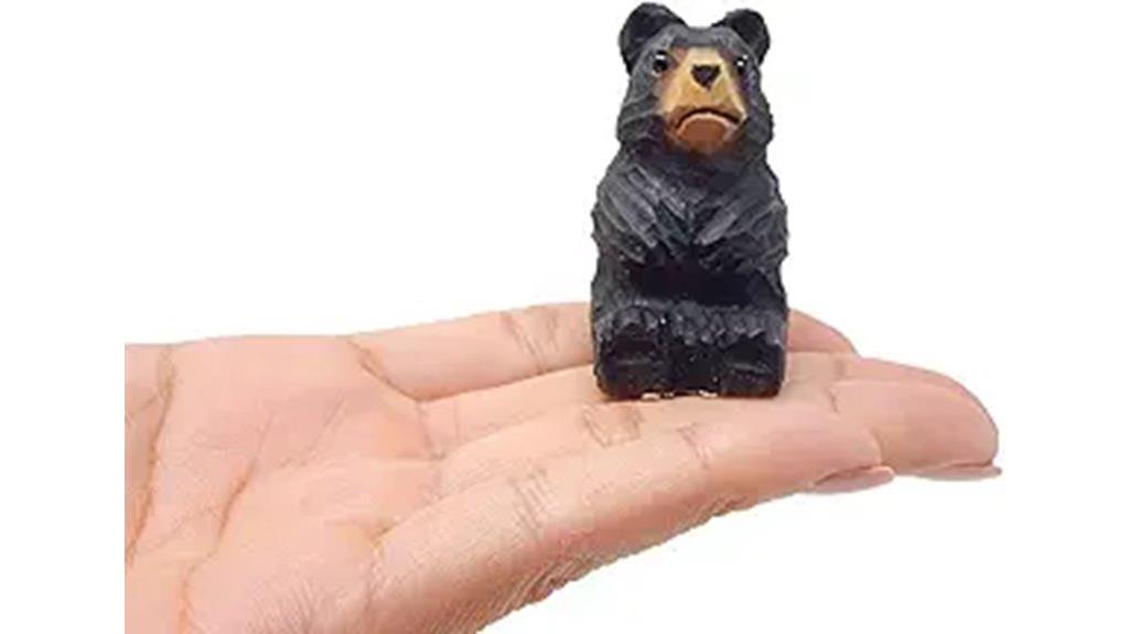 hand carved black bear