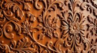 hand carved wooden wall panels