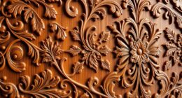 hand carved wooden wall panels