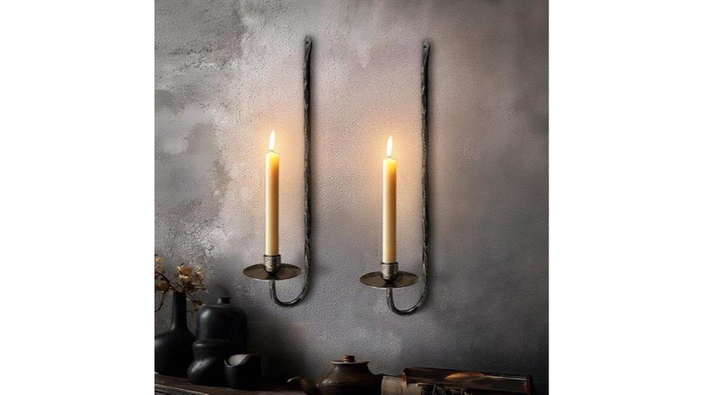 hand forged wall sconces