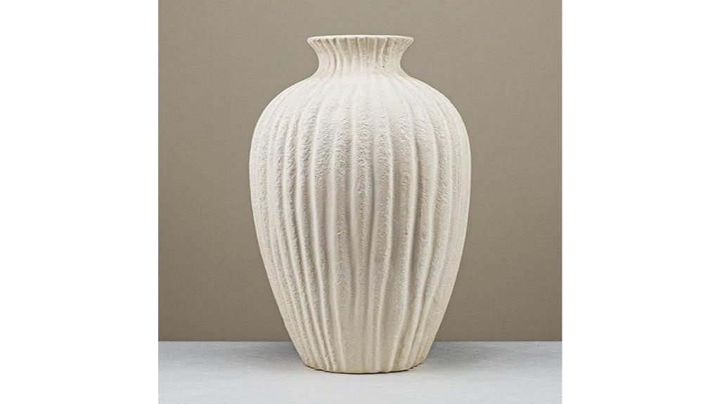 handcrafted ceramic decor vase