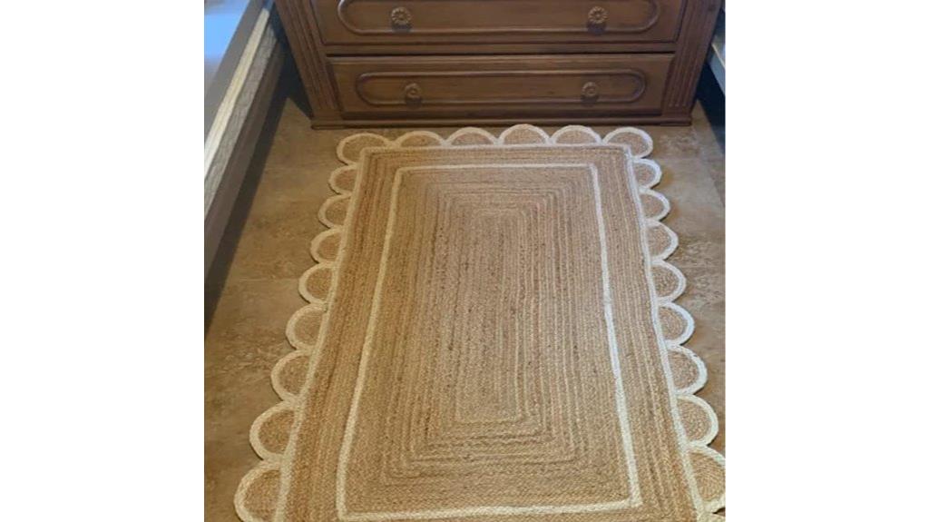 handcrafted jute rug