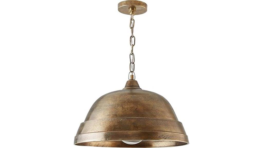 handcrafted metal pendant