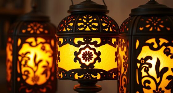 handcrafted wooden lamp collection