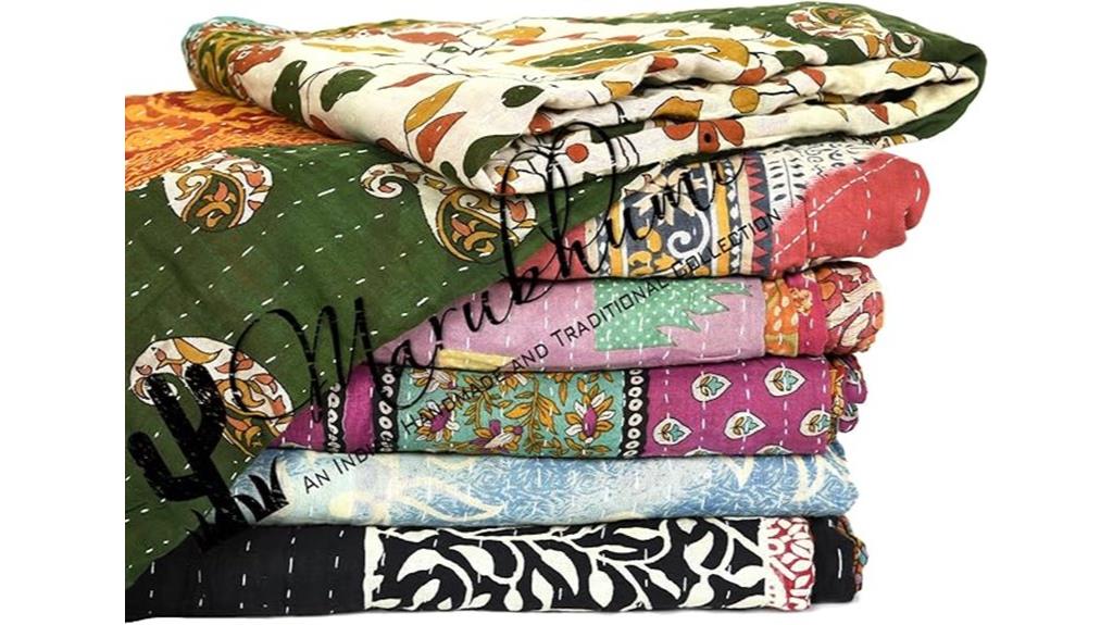 handmade reversible cotton quilt
