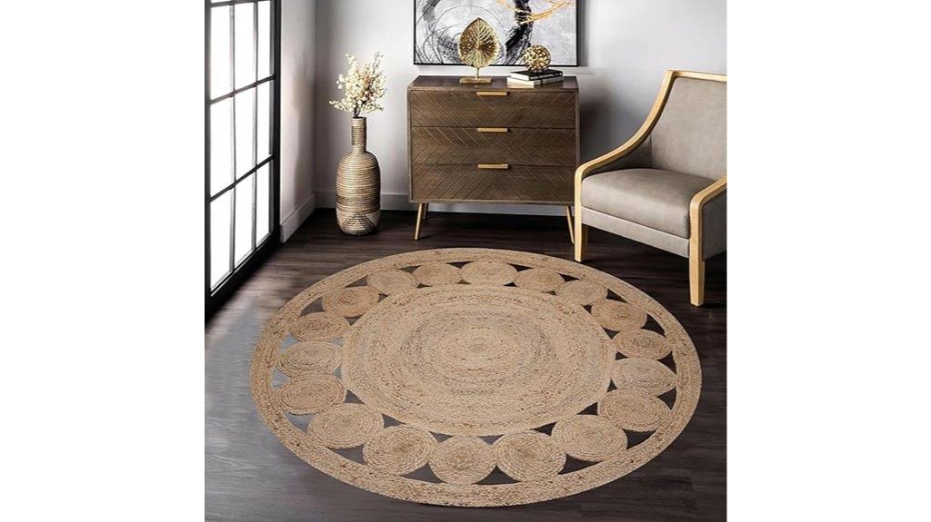 handmade reversible jute rug