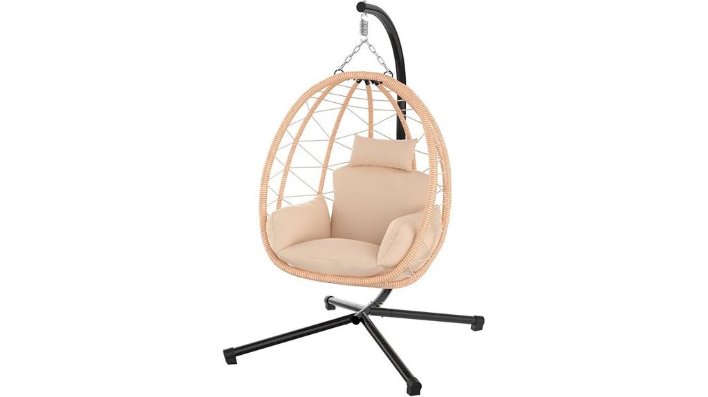 hanging egg chair stand