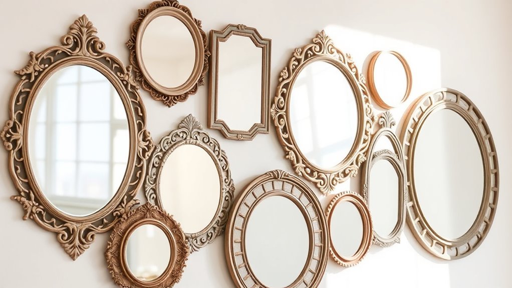 harmonious eclectic frame pairing