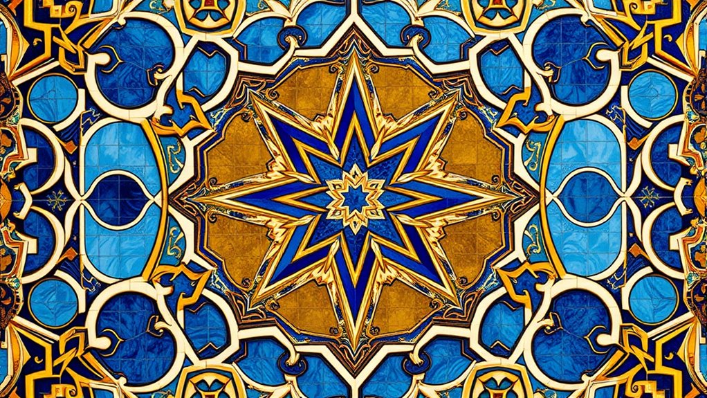 harmonious geometric pattern repetition