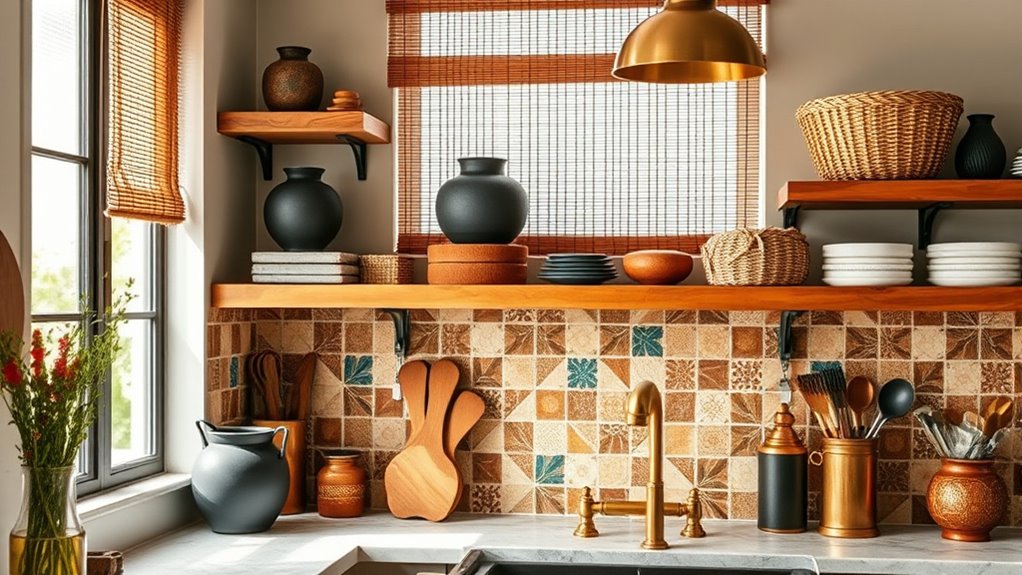 harmonious textures and colors