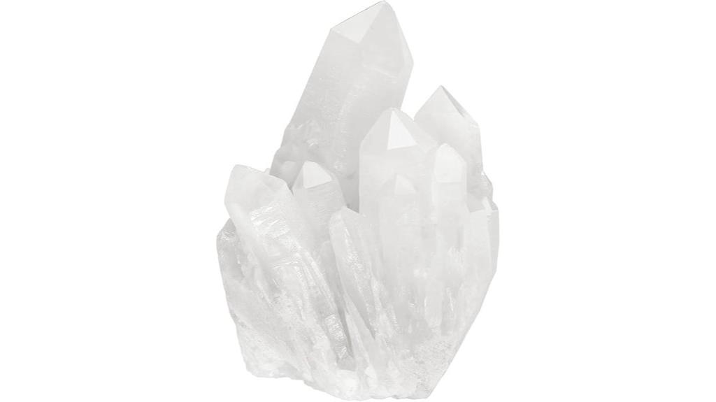 healing rock crystal cluster