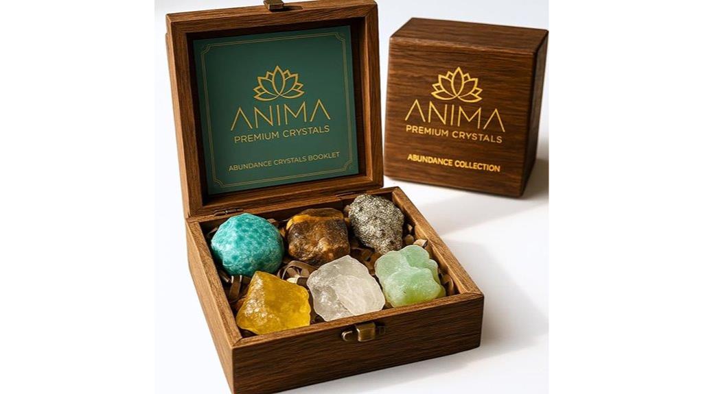 healing stones with guidebook