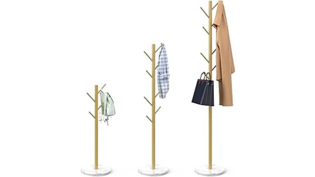 heavy duty marble coat rack