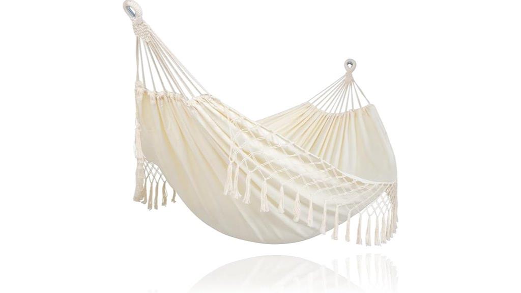 heavy duty outdoor double hammock