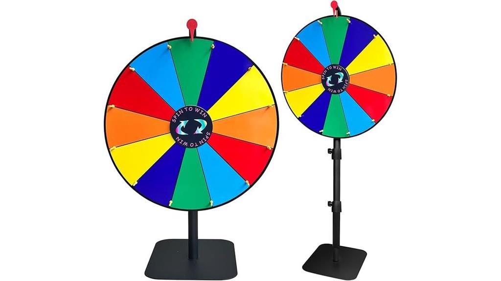 heavy duty spinning prize wheel