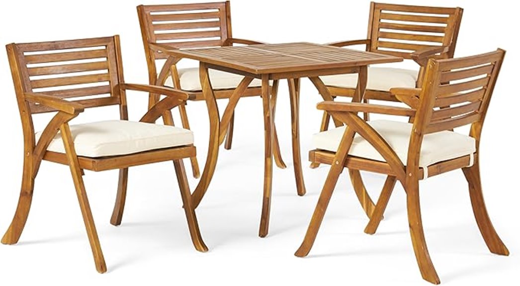 hermosa acacia wood dining