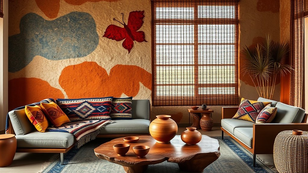 indigenous inspired modern interior
