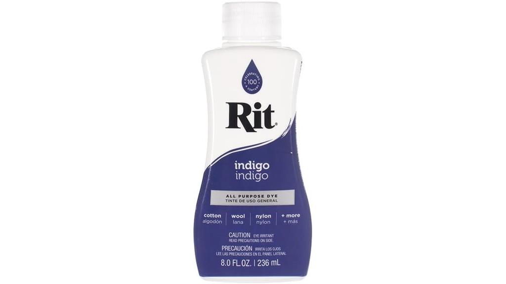 indigo liquid fabric dye