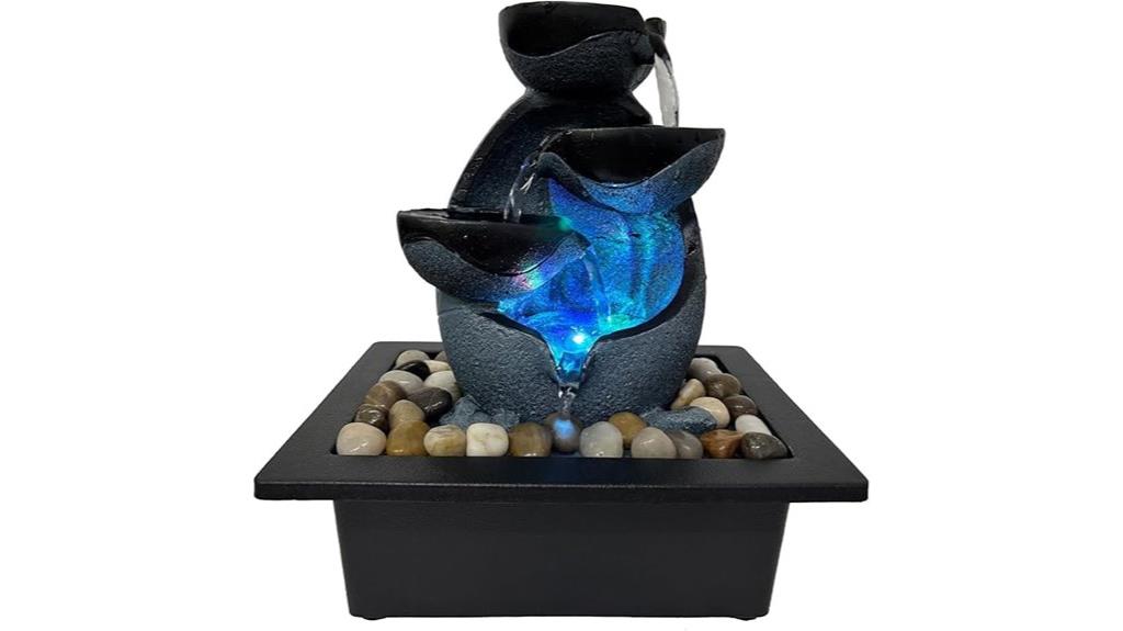 indoor led water fountain