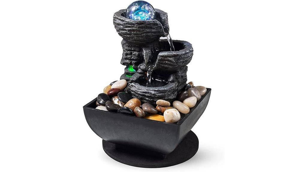 indoor led water fountain