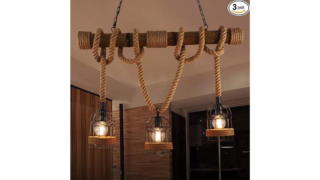 industrial birdcage pendant light