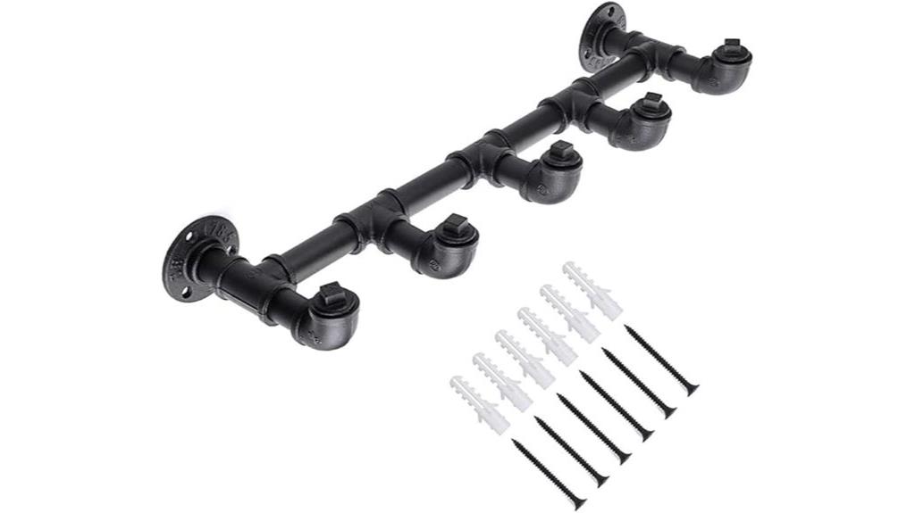 industrial pipe towel rack