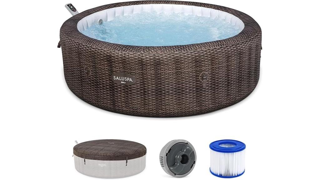 inflatable bali hot tub
