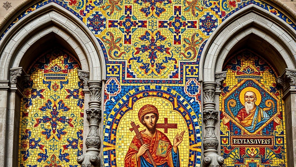 integrated byzantine mosaic architecture