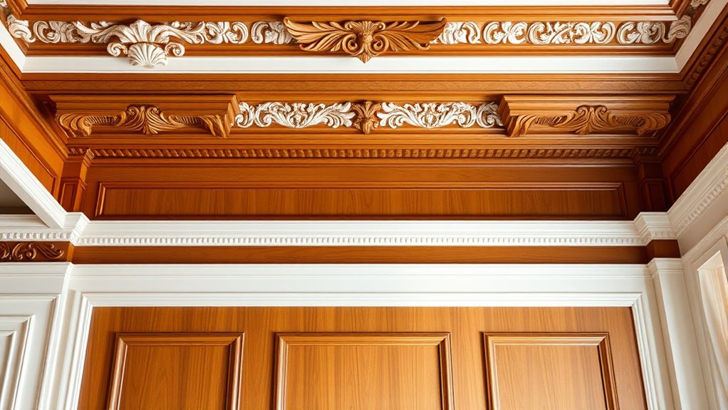 intricate elegant decorative moldings