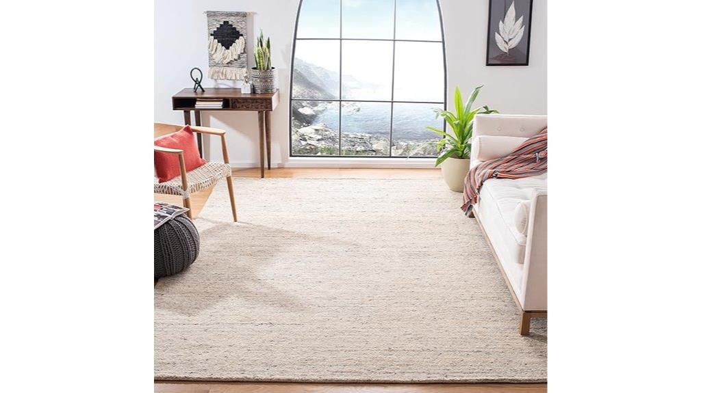 ivory wool 8x10 rug